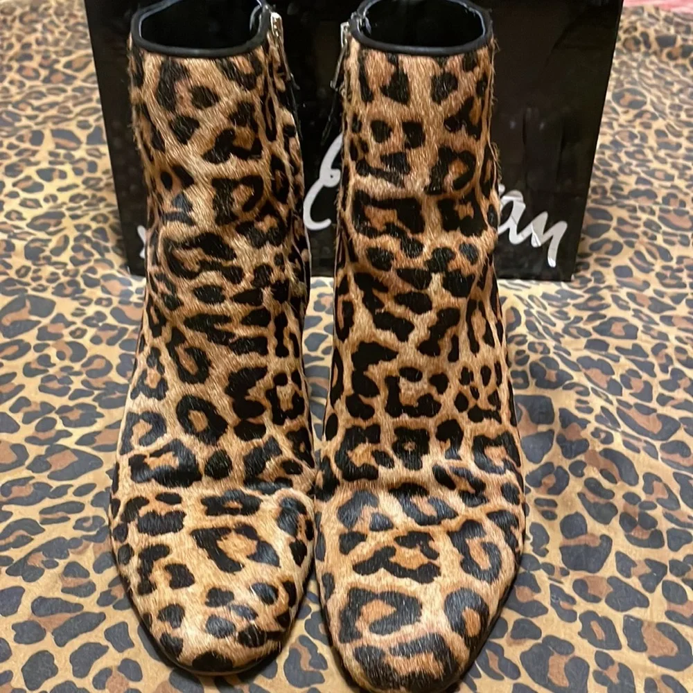 Sam Edelman Leopard Booties - Picture 3 of 10